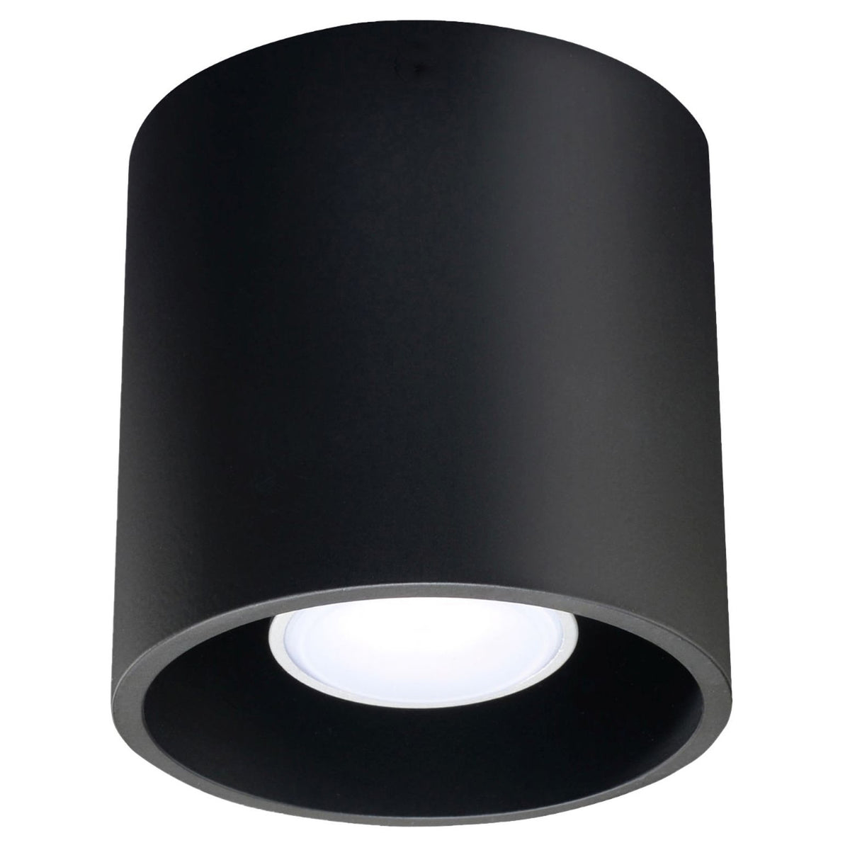 Loftslampe ORBIS 1 sort – Aluminium – GU10