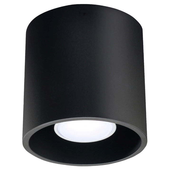 Loftslampe ORBIS 1 sort – Aluminium – GU10