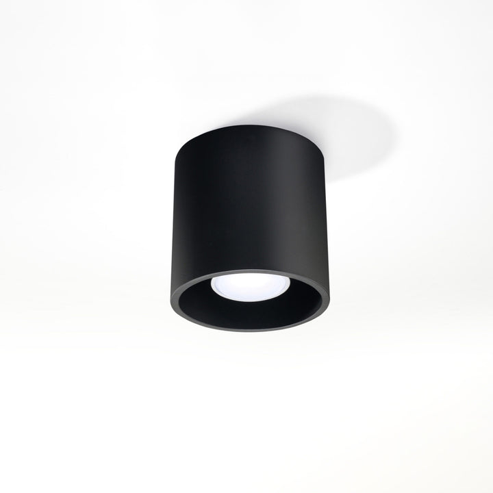 Loftslampe ORBIS 1 sort – Aluminium – GU10