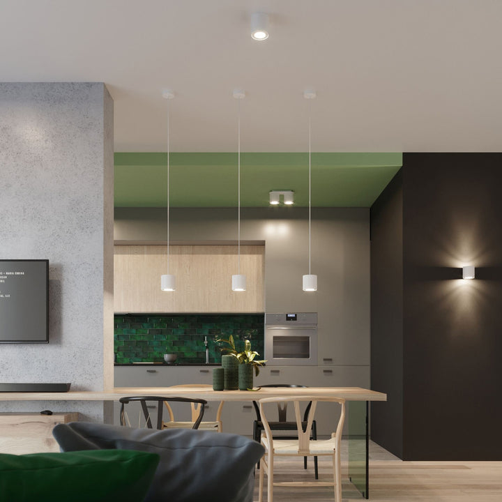 Loftslampe ORBIS 1 hvid – Aluminium – GU10