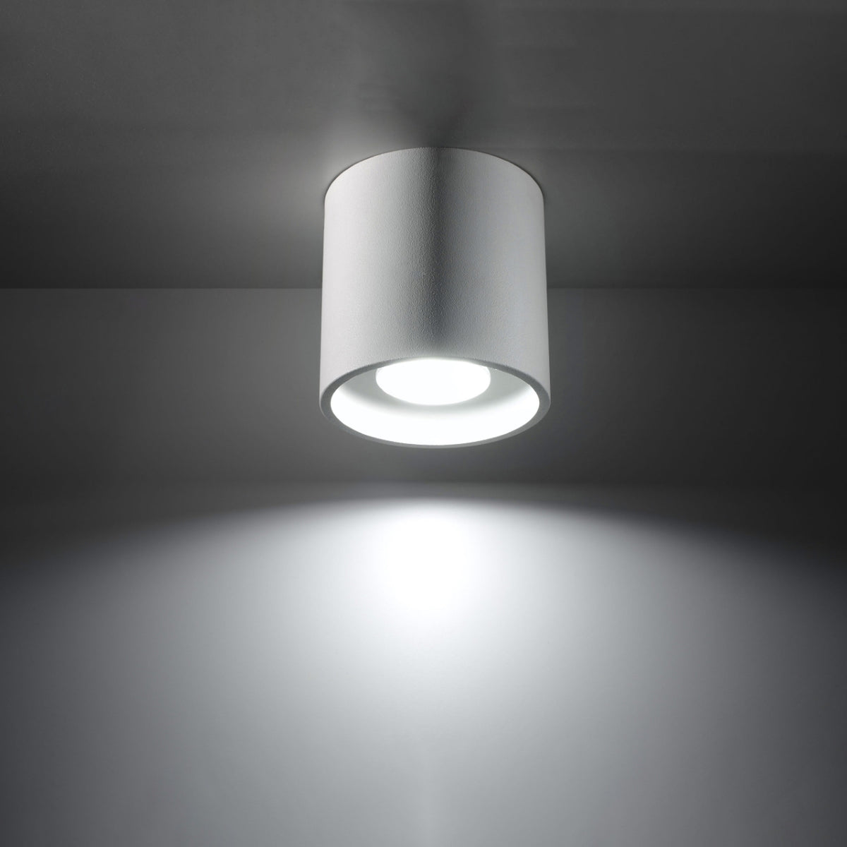 Loftslampe ORBIS 1 hvid – Aluminium – GU10