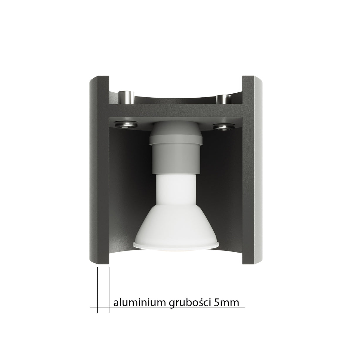 Loftslampe ORBIS 1 hvid – Aluminium – GU10