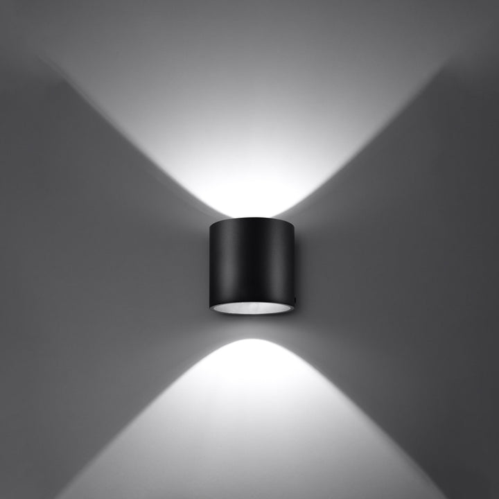 Væglampe ORBIS 1 sort – Aluminium – G9