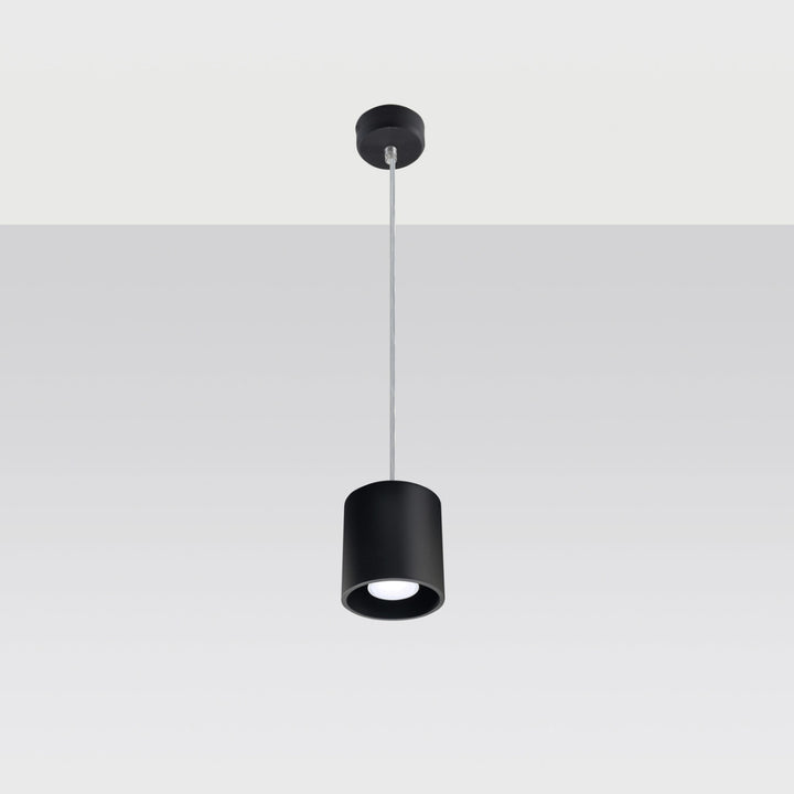 Vedhængslampe ORBIS 1 sort – Aluminium – GU10