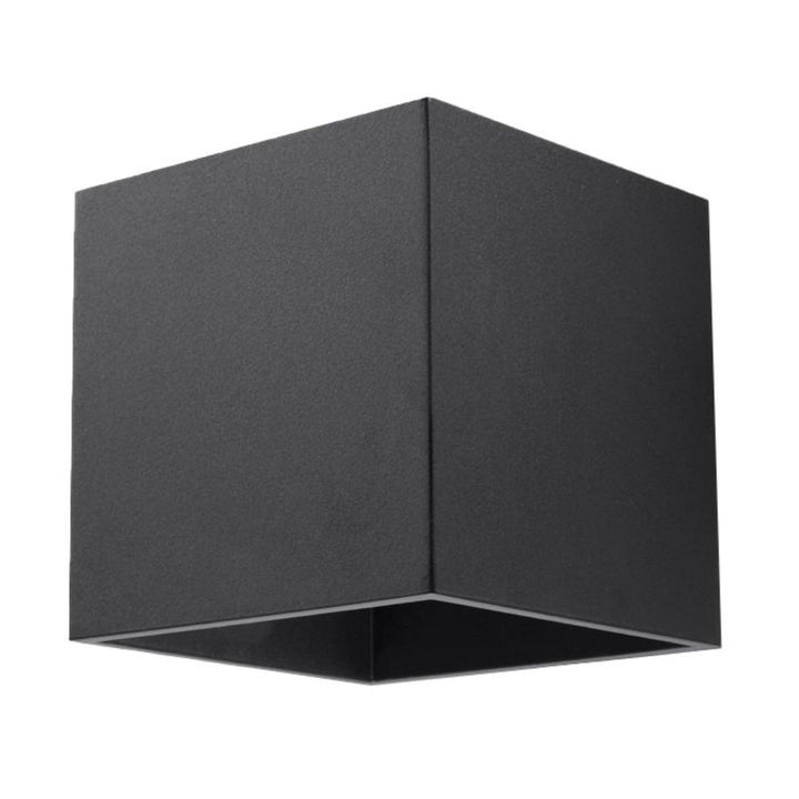 Væglampe QUAD 1 sort – Aluminium – G9