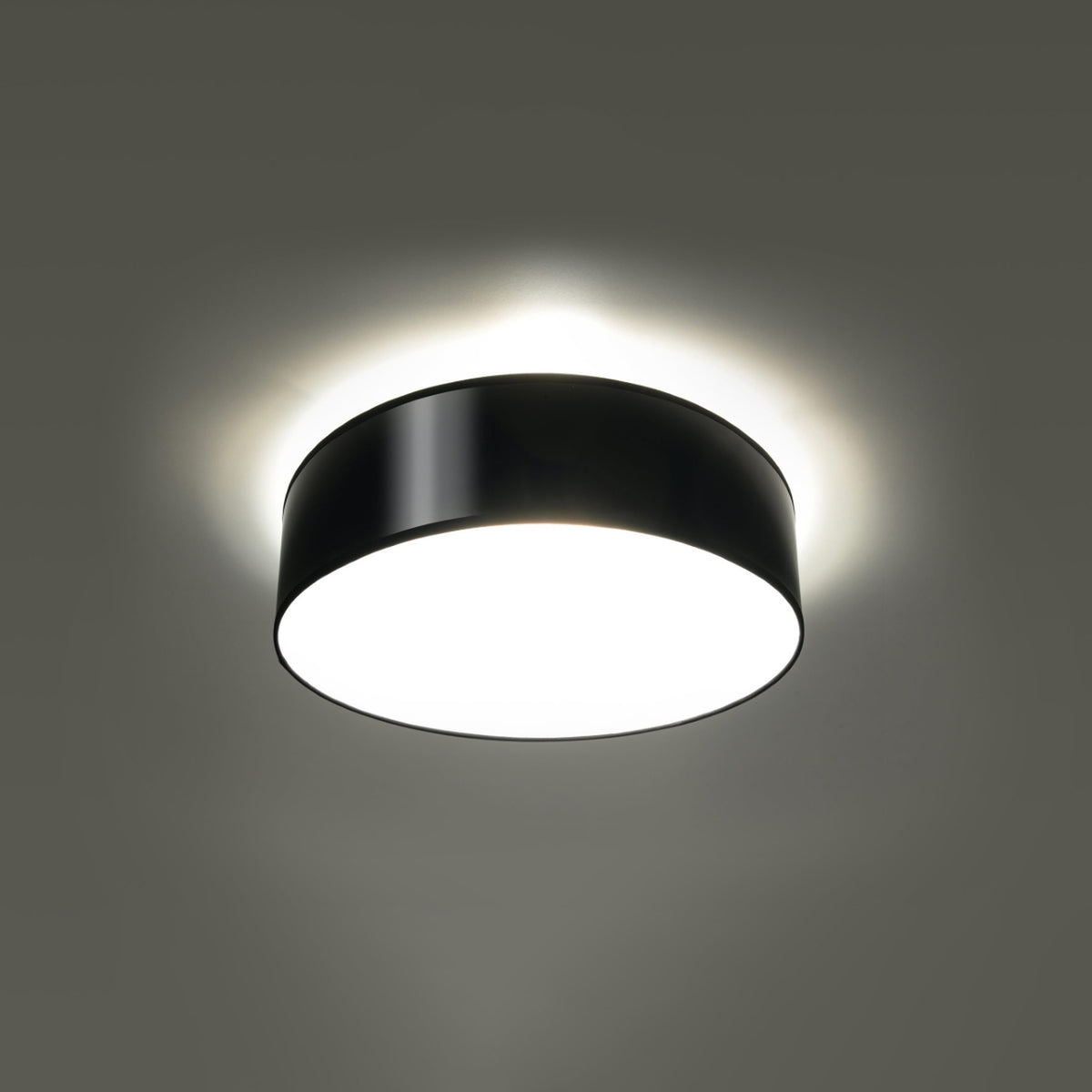 Loftslampe ARENA 35 sort – PVC – E27