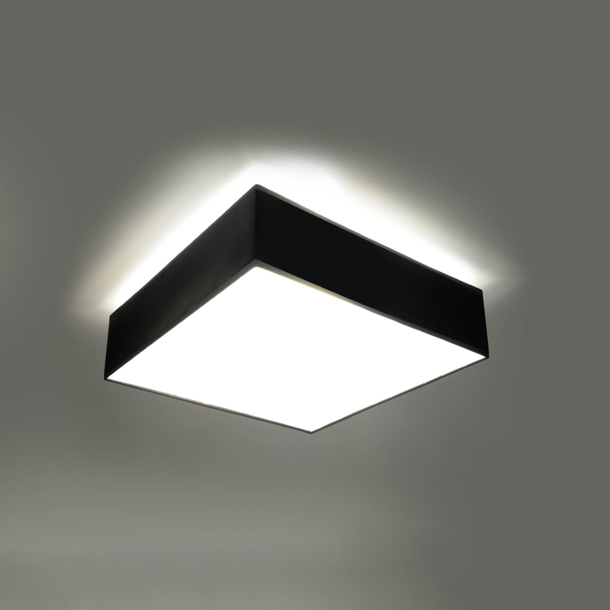 Loftslampe HORUS 35 sort – PVC – E27
