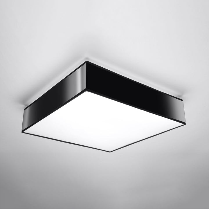 Loftslampe HORUS 45 sort – PVC – E27