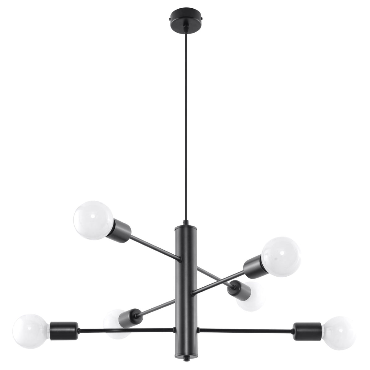 Lysekrone DUOMO 6 med 6 lyskilder – 60 × 60 × 85 cm – SL.0305