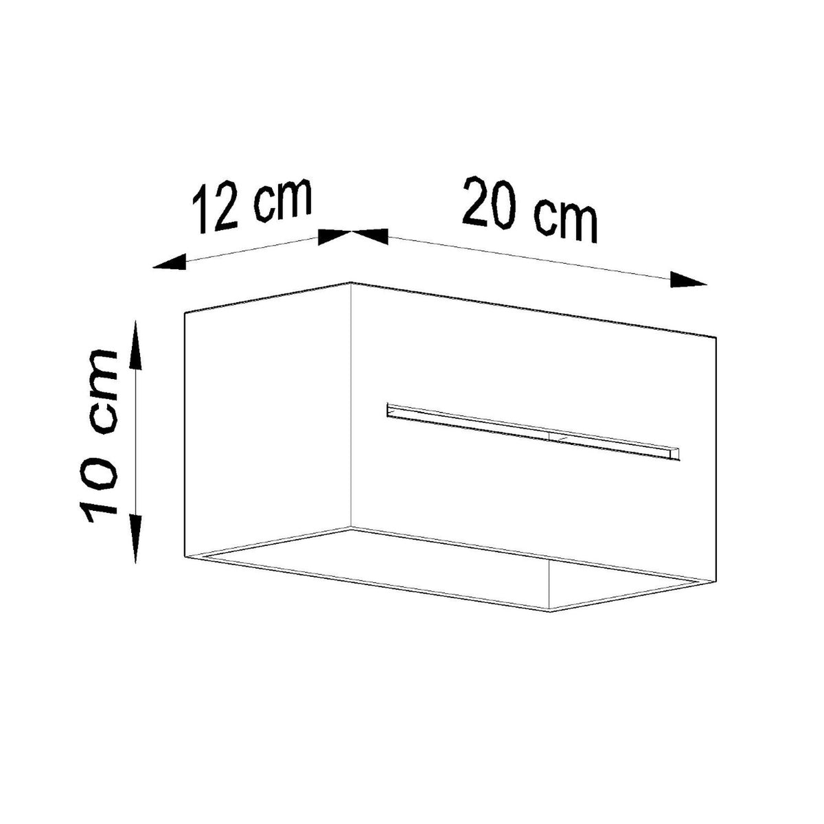 Væglampe LOBO MAXI hvid – Aluminium – G9