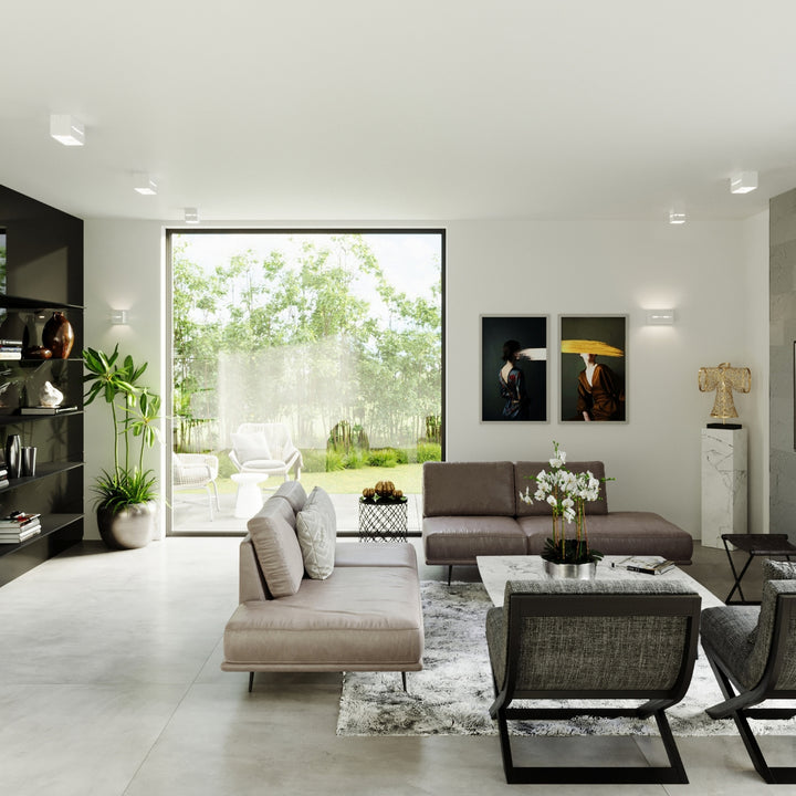 Væglampe LOBO MAXI hvid – Aluminium – G9