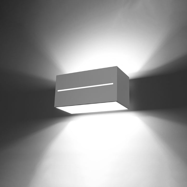 Væglampe LOBO MAXI hvid – Aluminium – G9