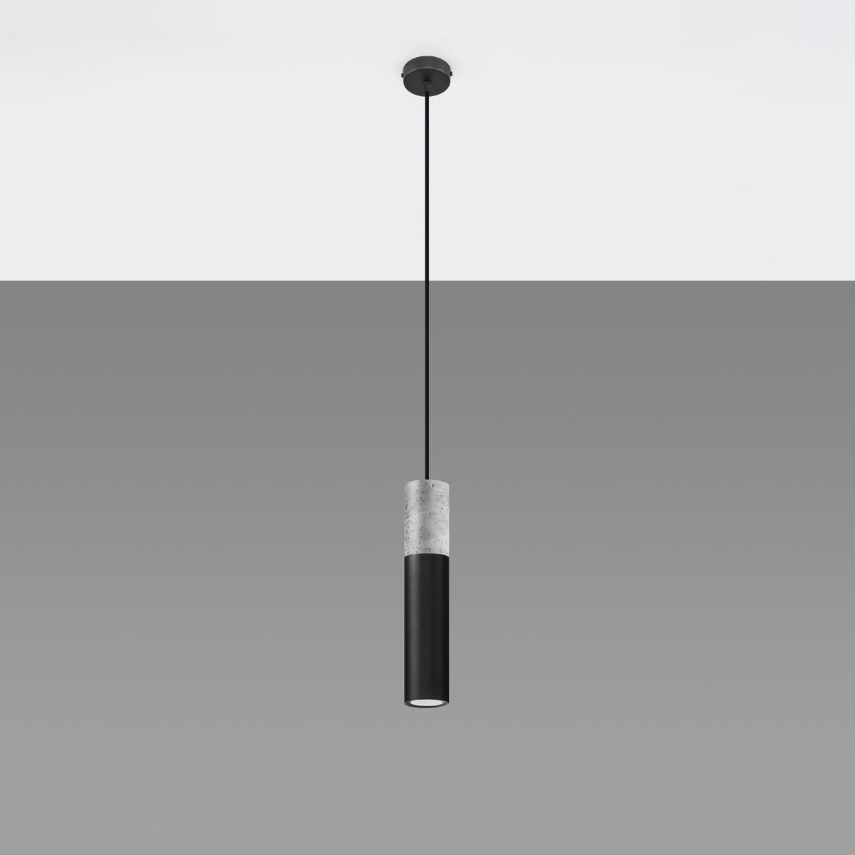 Vedhæng lampe BORGIO 1 sort – SL.0650