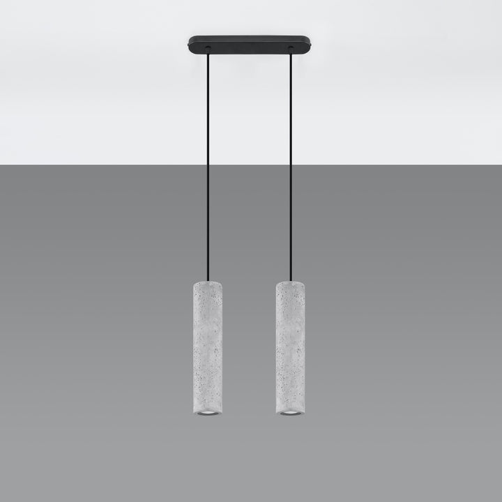 Pendellampe LUVO 2 med 2 lyskilder – 30 × 6 × 90 cm – SL.0654