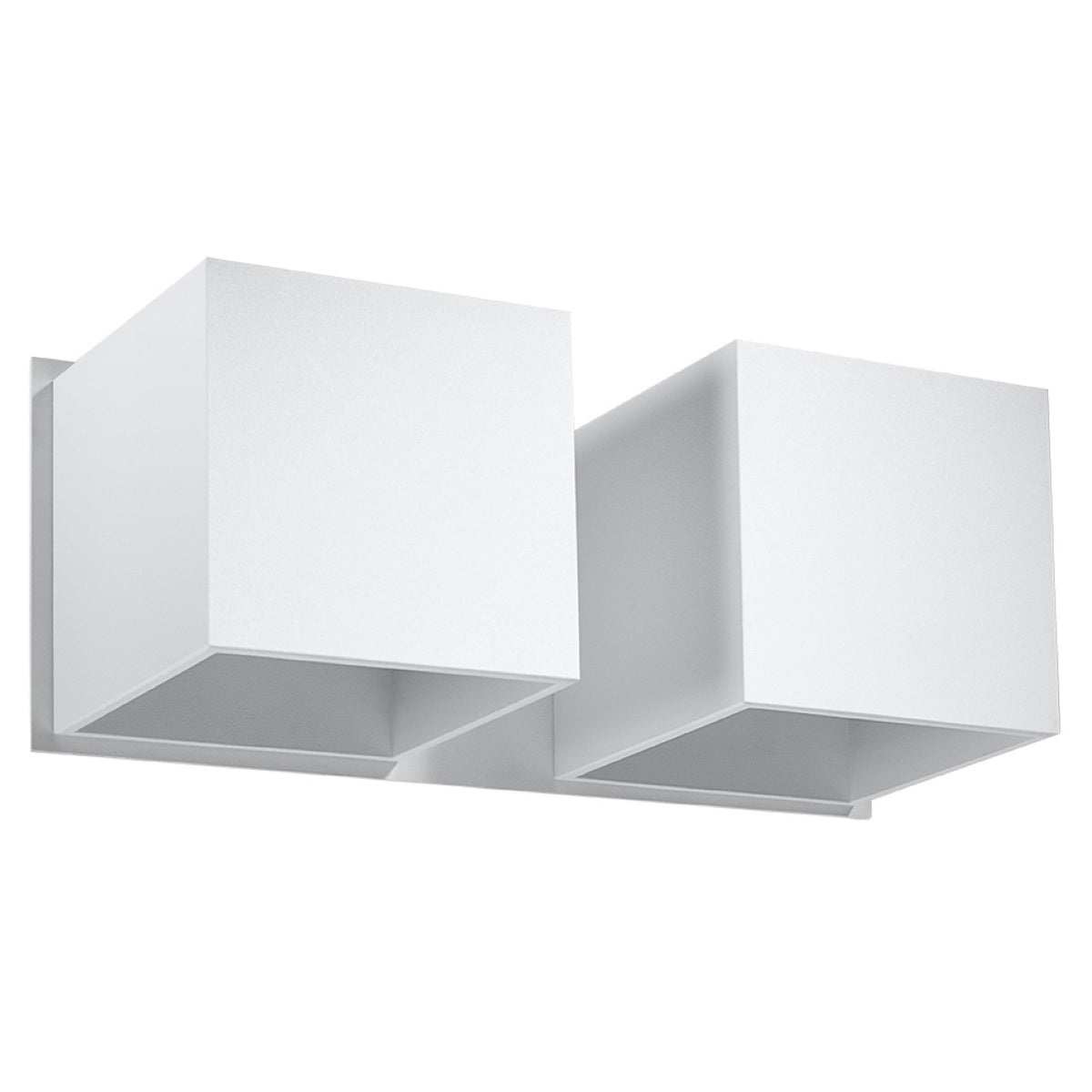Væglampe QUAD 2 hvid – Aluminium – G9