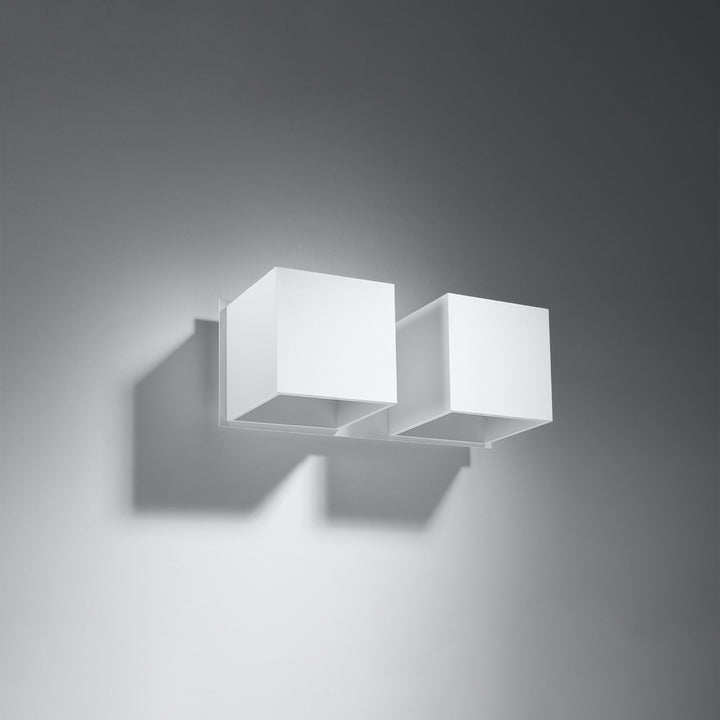 Væglampe QUAD 2 hvid – Aluminium – G9