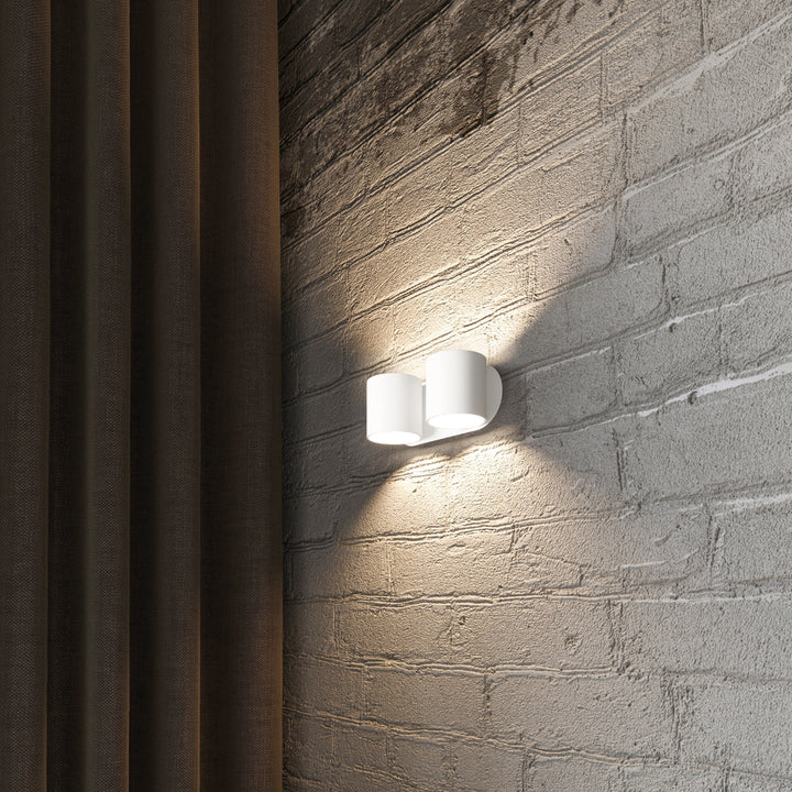 Væglampe ORBIS 2 hvid – Aluminium – G9