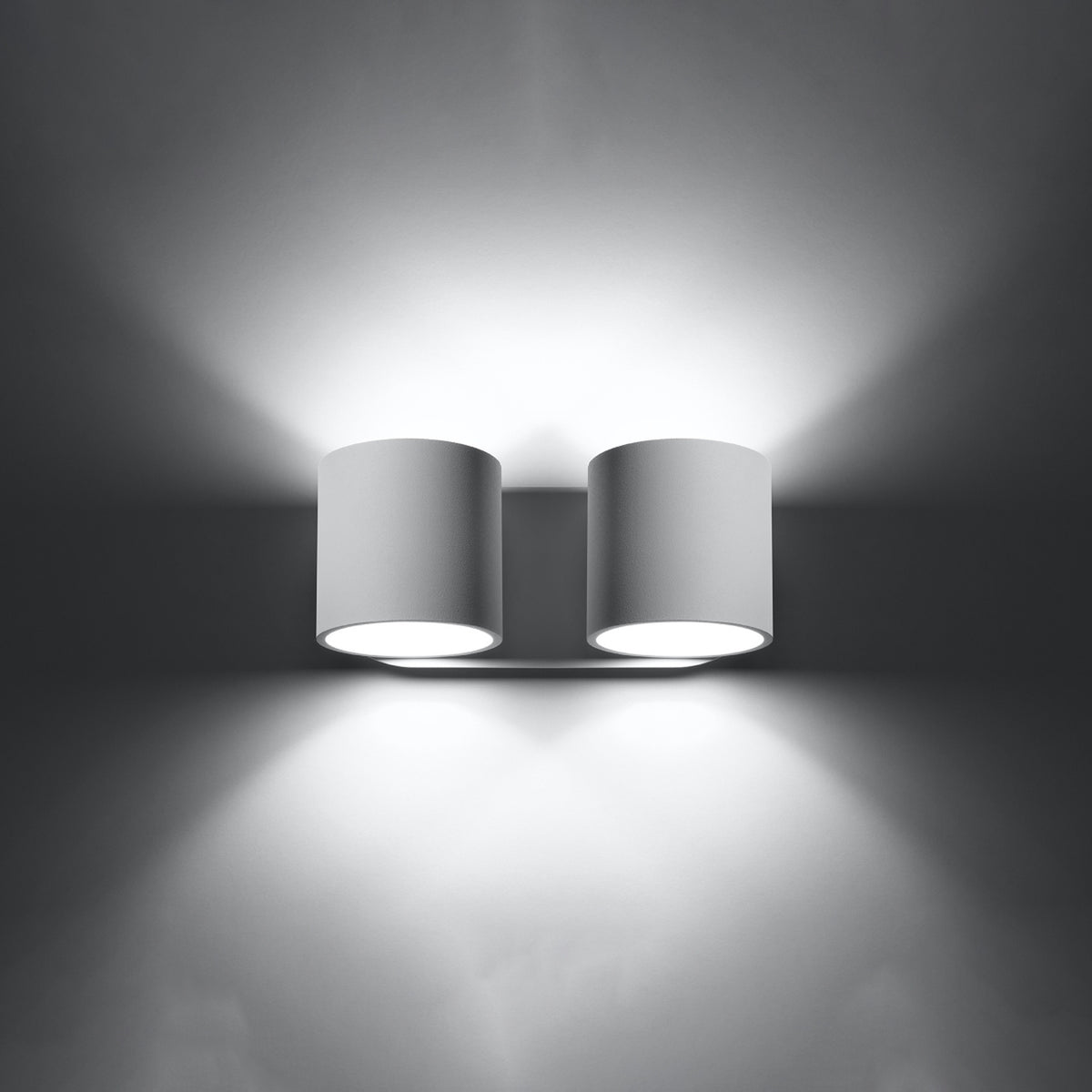 Væglampe ORBIS 2 hvid – Aluminium – G9