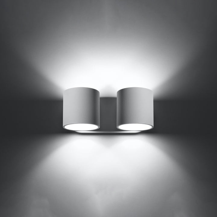 Væglampe ORBIS 2 hvid – Aluminium – G9