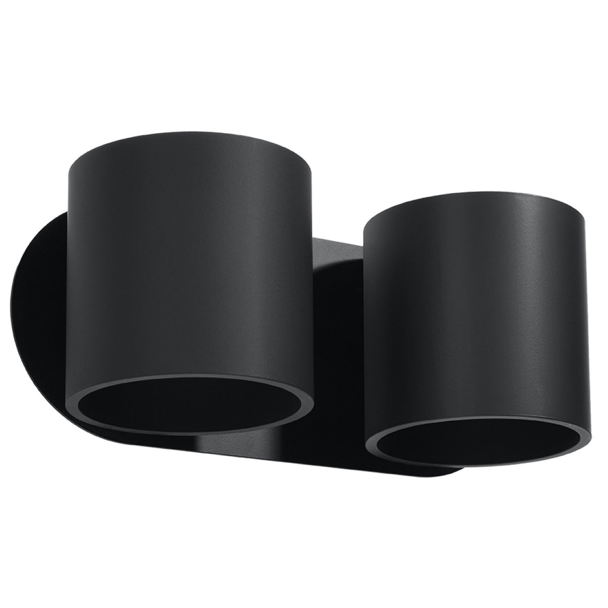 Væglampe ORBIS 2 sort – Aluminium – G9