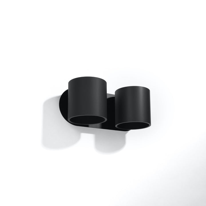 Væglampe ORBIS 2 sort – Aluminium – G9