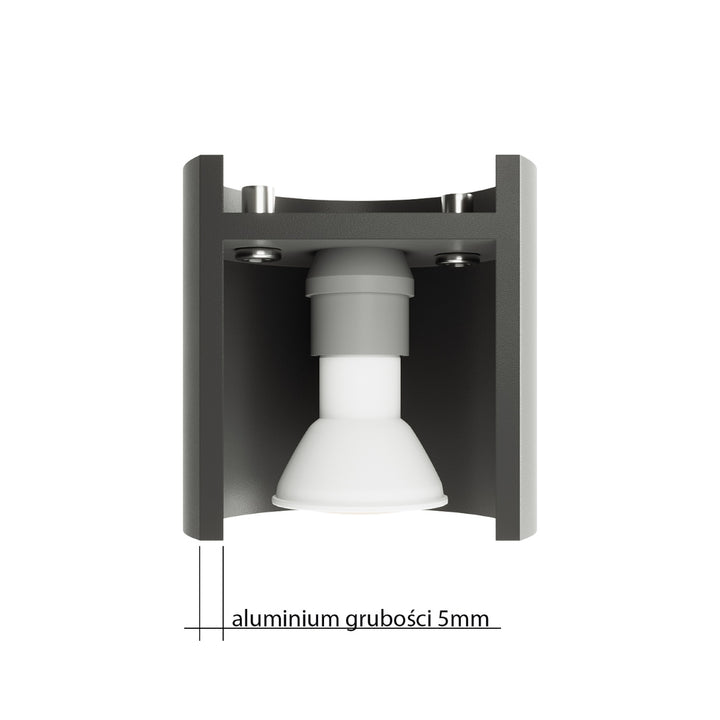Væglampe ORBIS 2 sort – Aluminium – G9