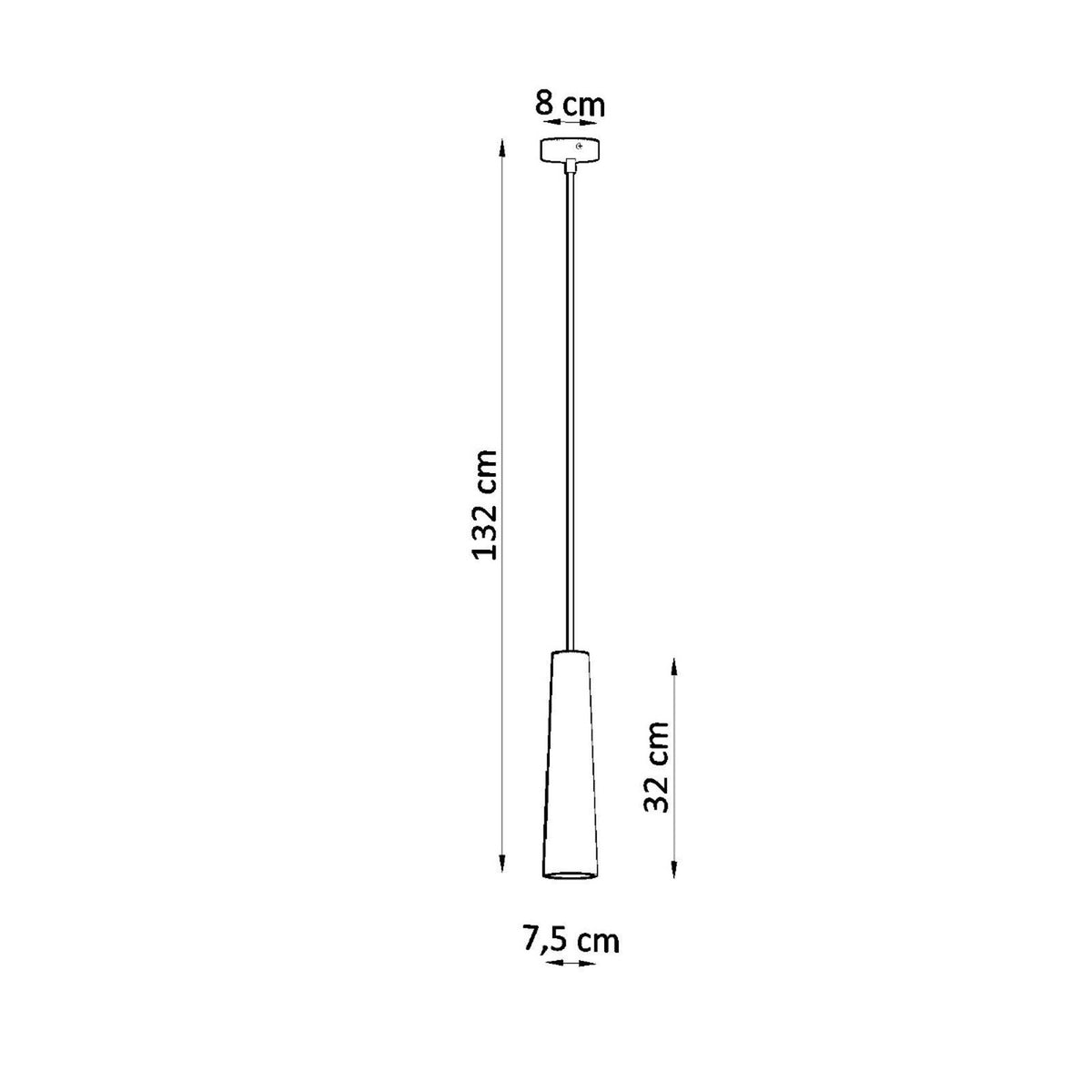 Keramisk vedhæng lampe ELECTRA – Keramik – GU10