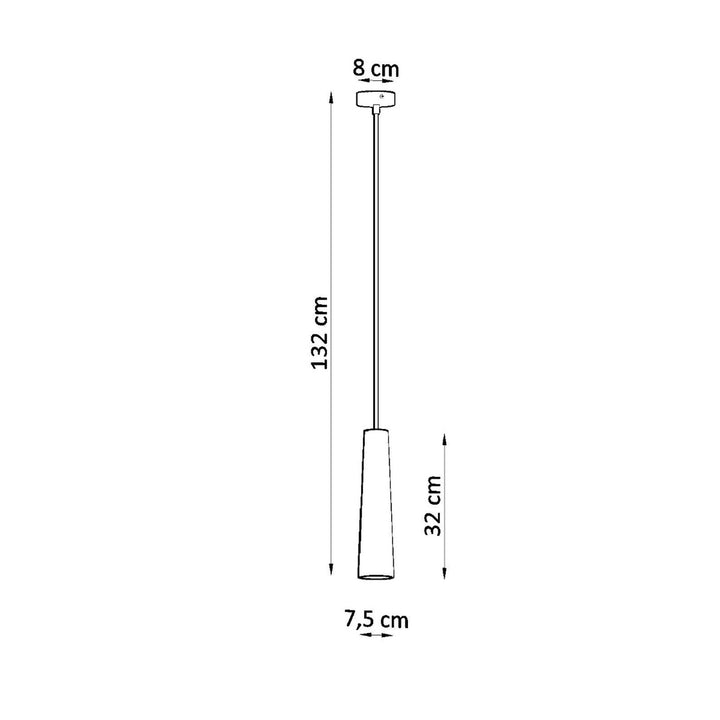 Keramisk vedhæng lampe ELECTRA – Keramik – GU10