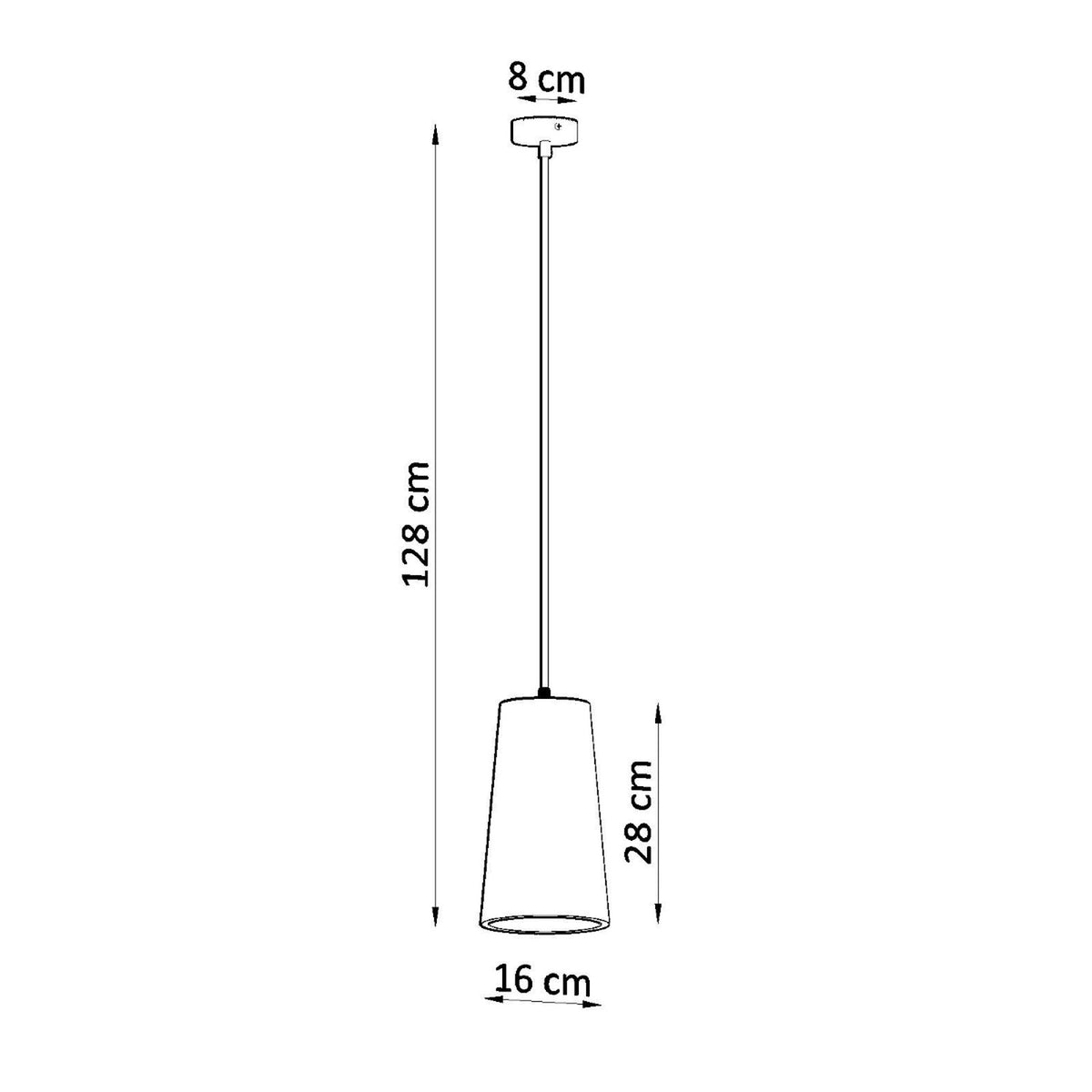 Keramisk vedhæng lampe GULCAN – Keramik – E27