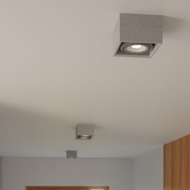 Loftlampe QUATRO 1 beton – SL.0883