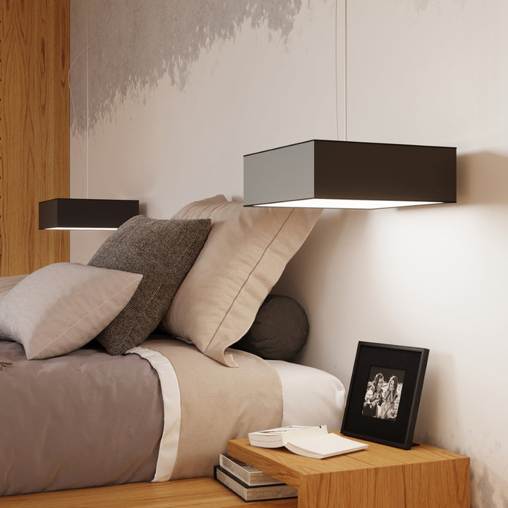 Loftslampe HORUS 55 sort
