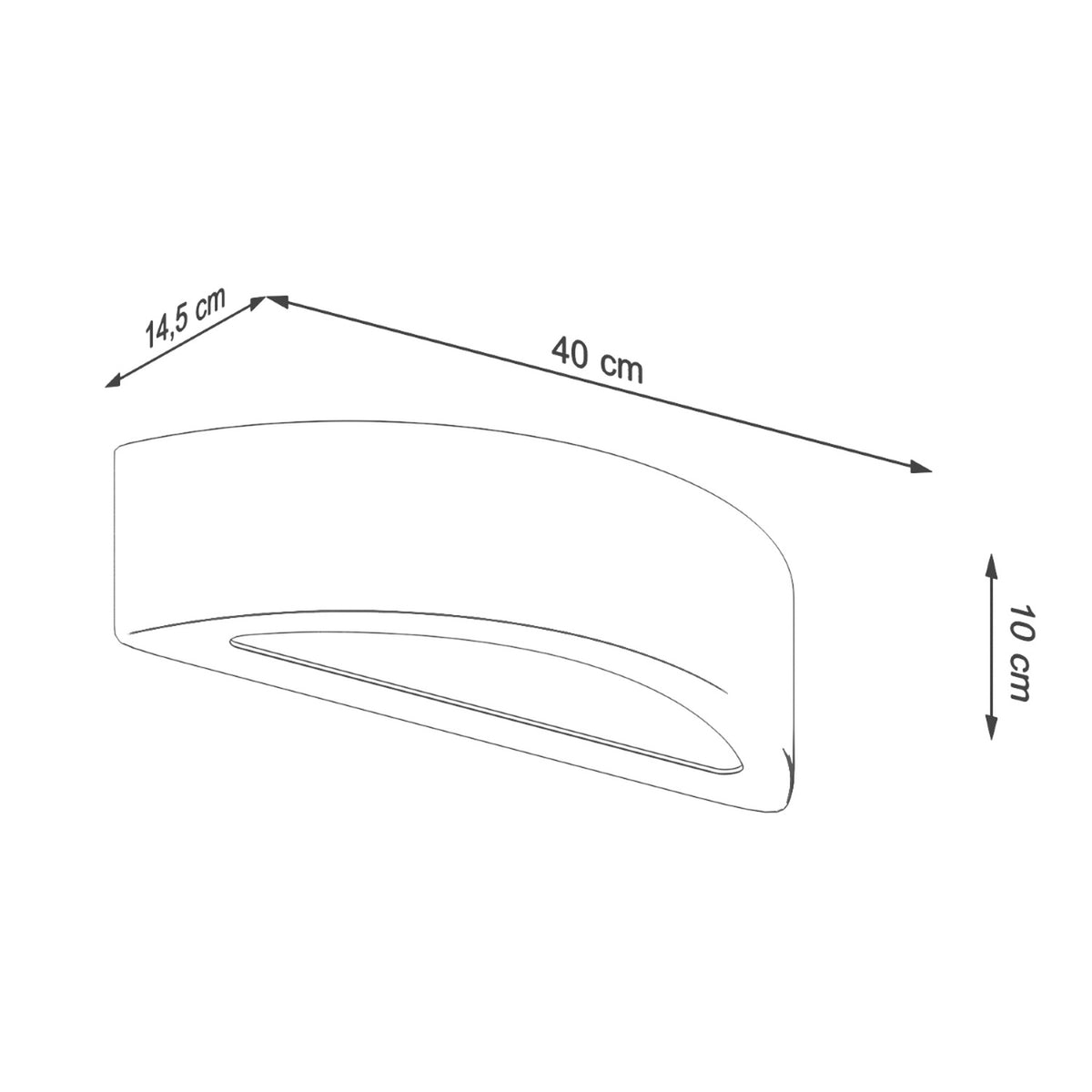 Væglampe ATENA beton – SL.0994