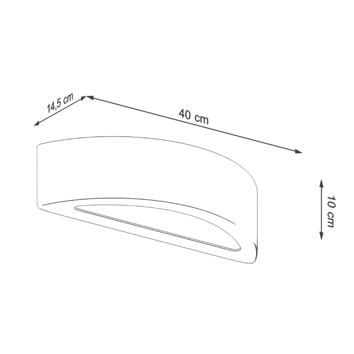 Væglampe ATENA beton – SL.0994