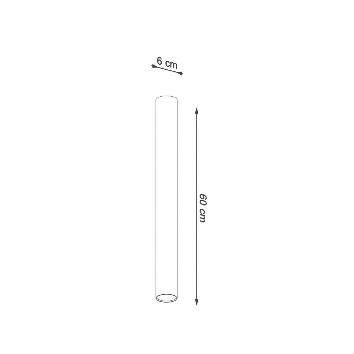 Loftslampe LAGOS 60 hvid – SL.0999