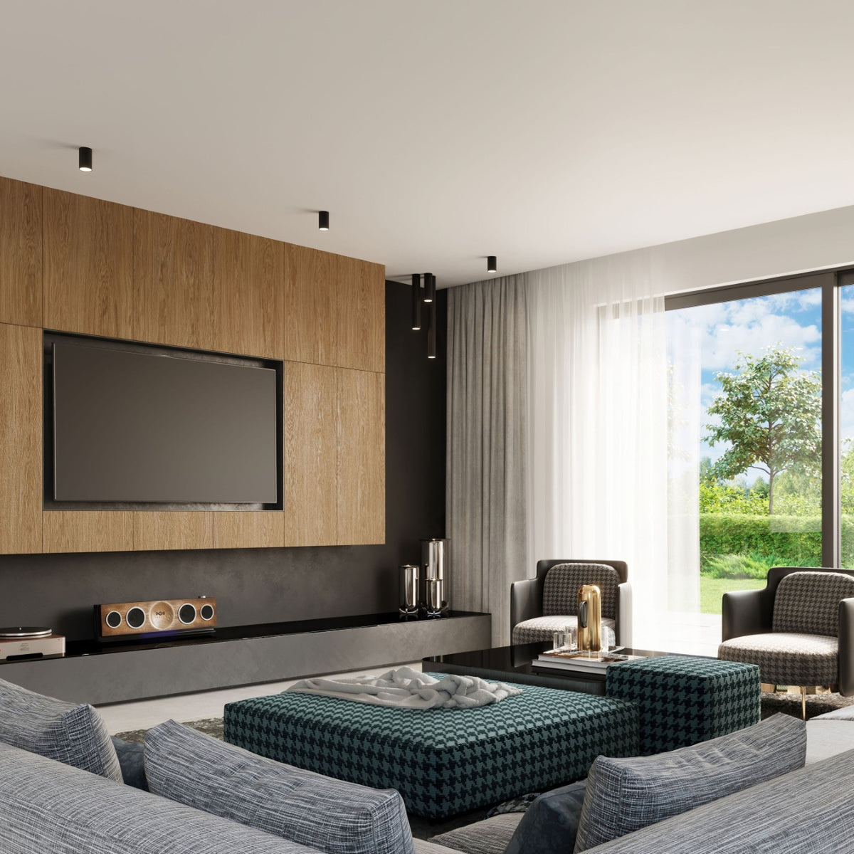 Loftslampe LAGOS 40 sort – SL.1002