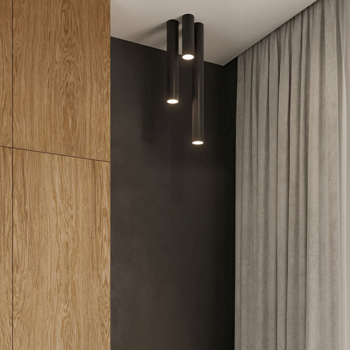 Loftslampe LAGOS 60 sort