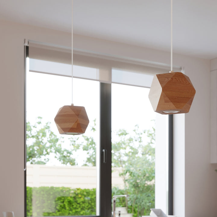 Loftslampe WOODY 1 naturtræ – SL.1009