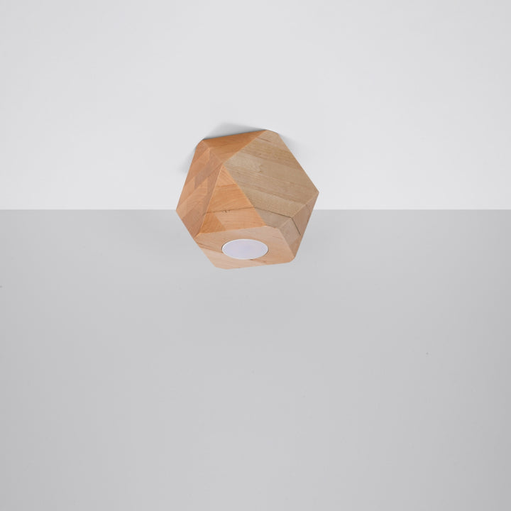 Loftslampe WOODY 1 naturtræ – SL.1009