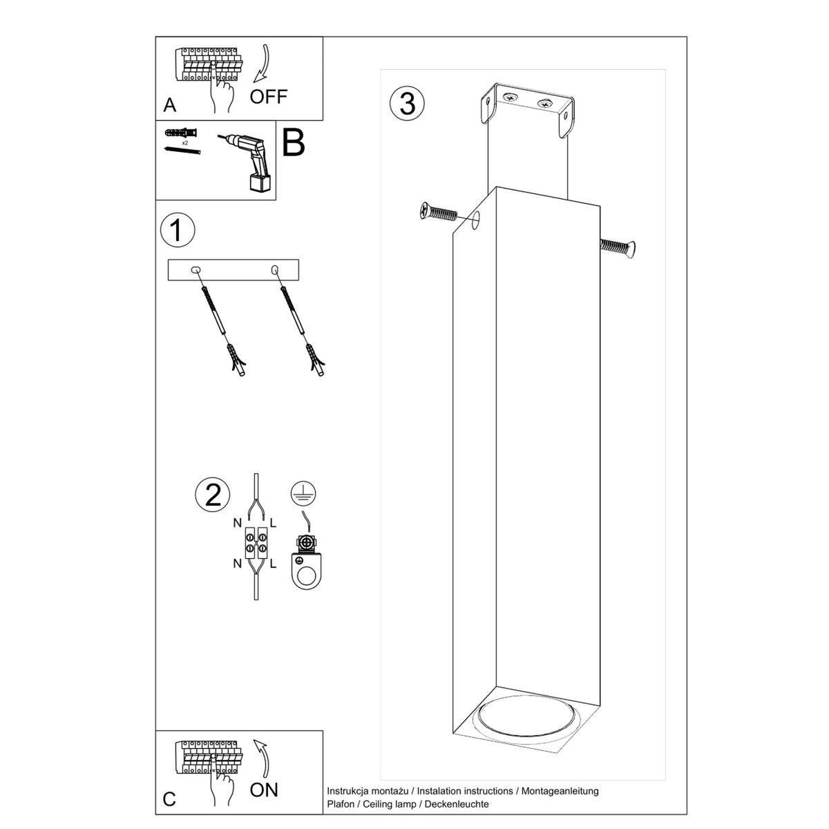 Loftslampe KEKE 30 eg – SL.1041