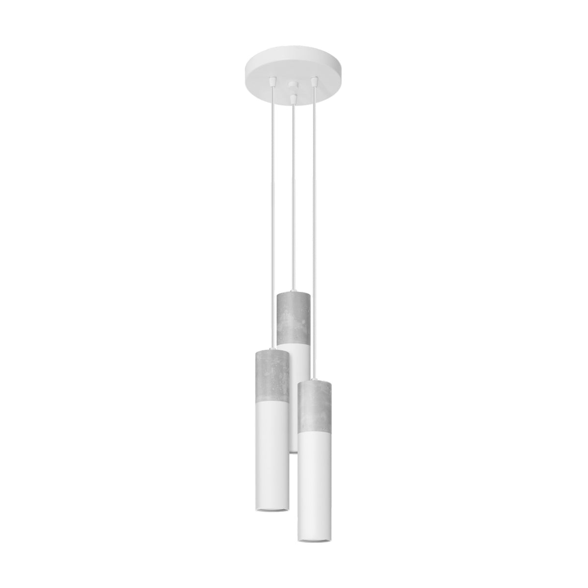 Pendellampe BORGIO 3P hvid – GU10 3 lyskilder 20 × 20 × 110 cm IP20
