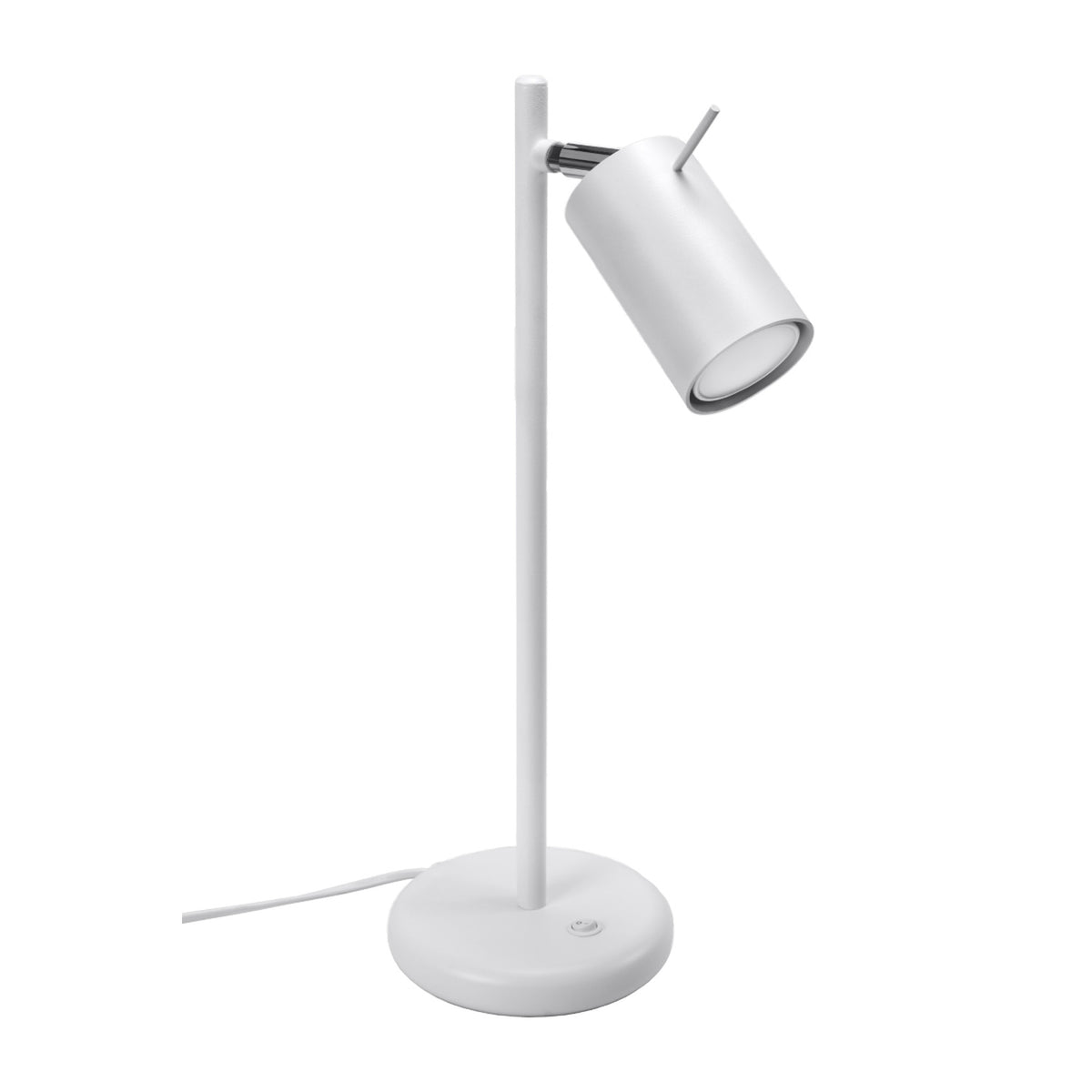Bordlampe RING hvid med 1 lyskilder – 14.5 × 19.5 × 43 cm – SL.1090