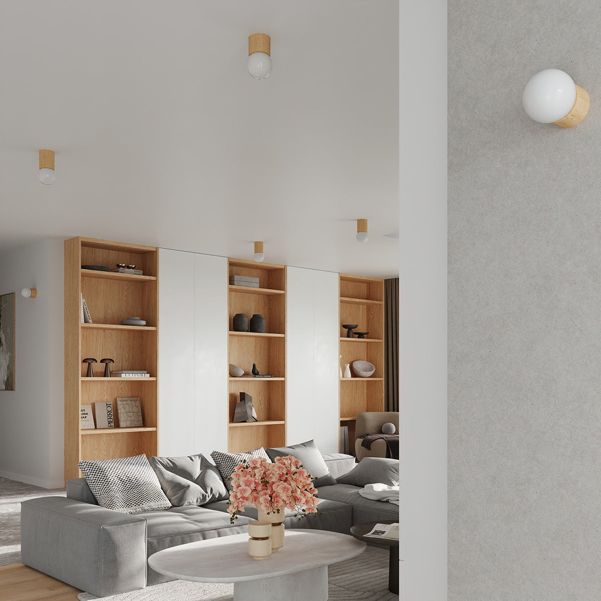 Bordlampe BOOMO med 1 lyskilder – 12 × 12 × 21 cm – SL.1193