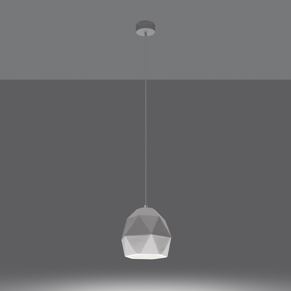 Keramisk pendellampe MINT – E27 1 lyskilde keramik 20 × 20 × 125 cm IP20