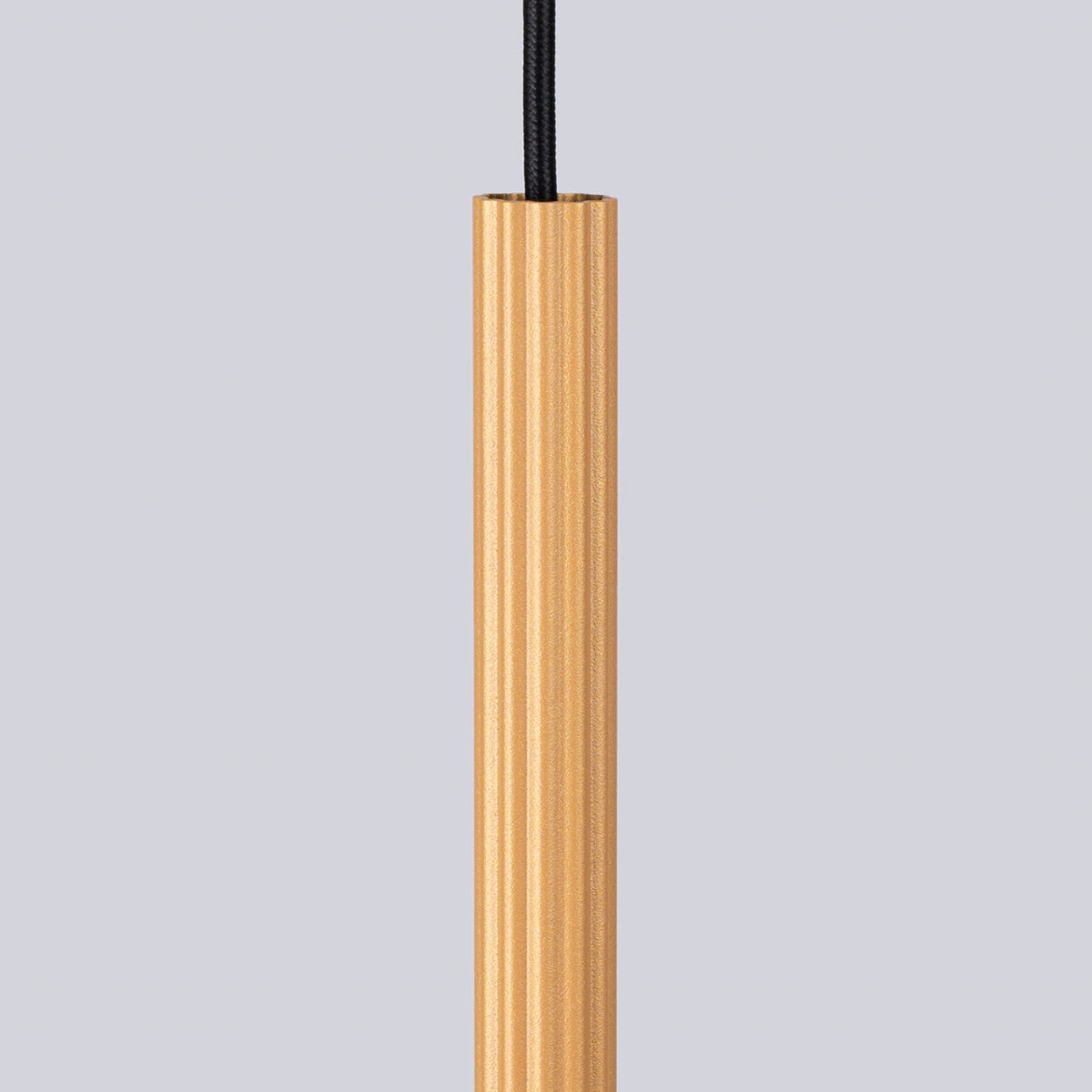 Pendellampe ARCHE 1 guld – G9 1 lyskilde stål 8 × 8 × 120 cm – indendørs