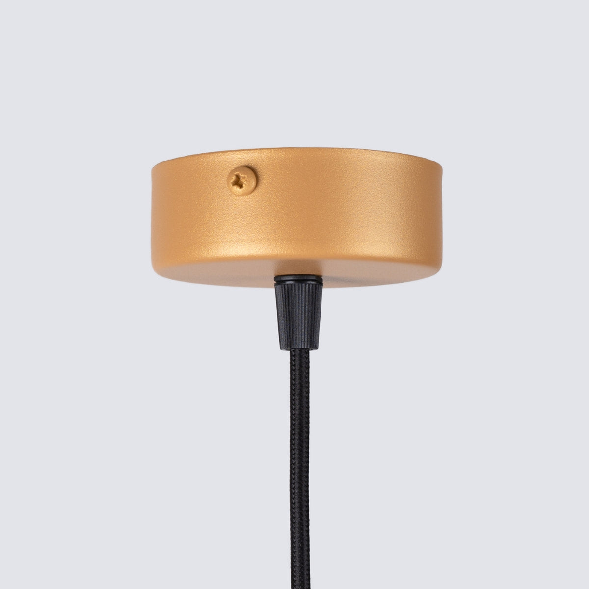 Pendellampe ARCHE 1 guld – G9 1 lyskilde stål 8 × 8 × 120 cm – indendørs