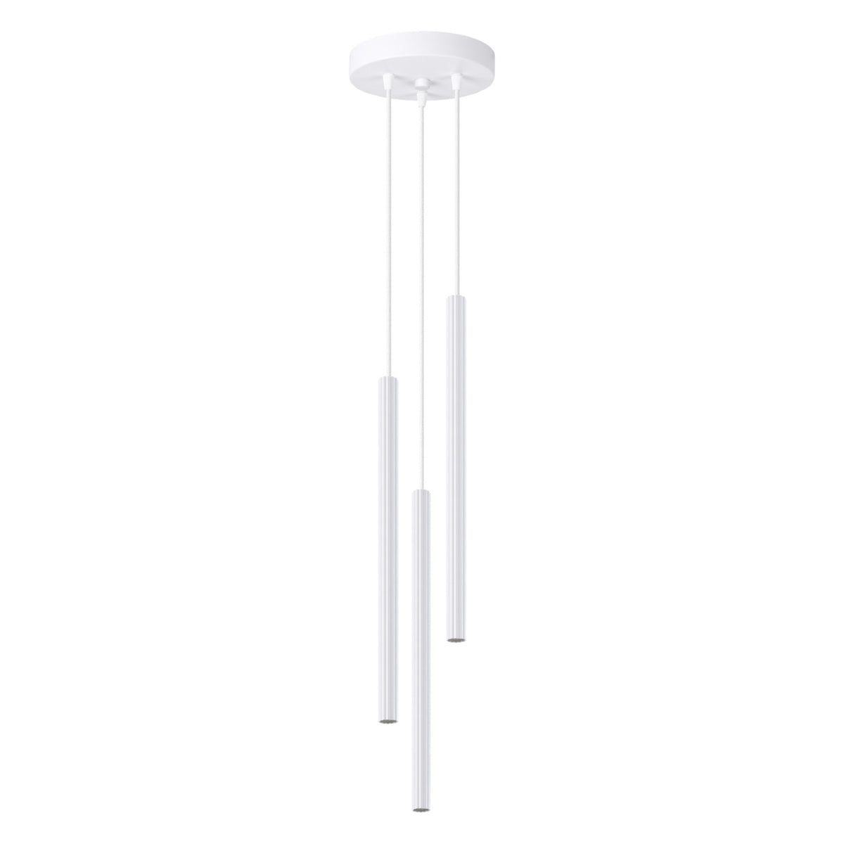 Pendellampe ARCHE 3P hvid – G9 3 lyskilder stål 20 × 20 × 120 cm IP20