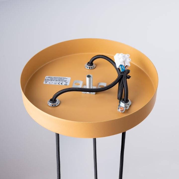 Pendellampe ARCHE 3P guld – G9 3 lyskilder stål 20 × 20 × 120 cm IP20