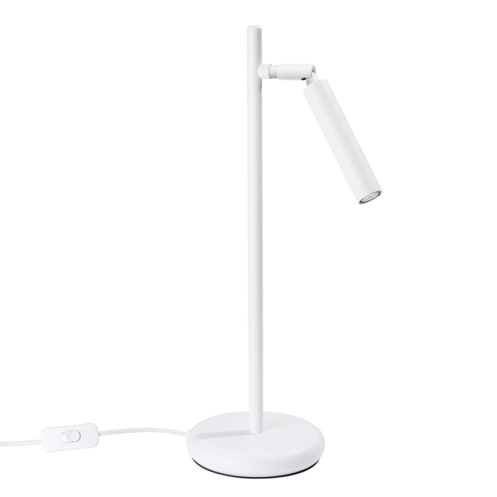 Bordlampe PASTELO hvid med 1 lyskilder – 14 × 20 × 43 cm – SL.1468