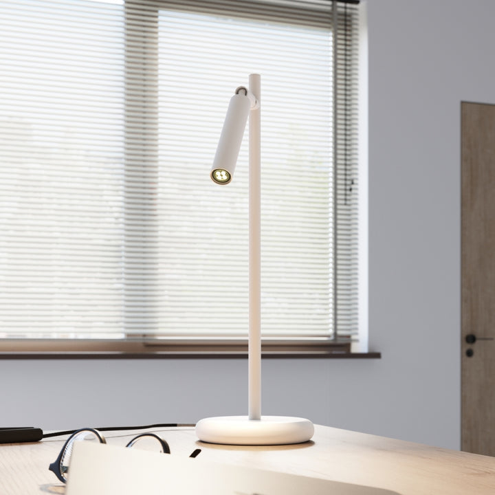 Bordlampe PASTELO hvid med 1 lyskilder – 14 × 20 × 43 cm – SL.1468