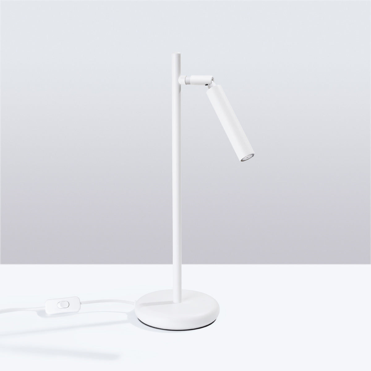 Bordlampe PASTELO hvid med 1 lyskilder – 14 × 20 × 43 cm – SL.1468
